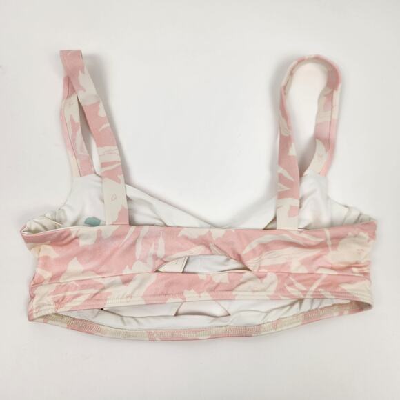 L*Space Flora Bikini Top in Paradise Blooms Pink Size D NWT - Picture 3 of 5